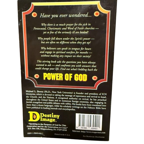 Whatever Happened To The Power Of God? By Michael L. Brown Christian Book Paperb - Picture 2 of 3